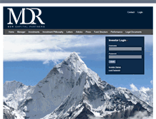 Tablet Screenshot of mdrcapital.net